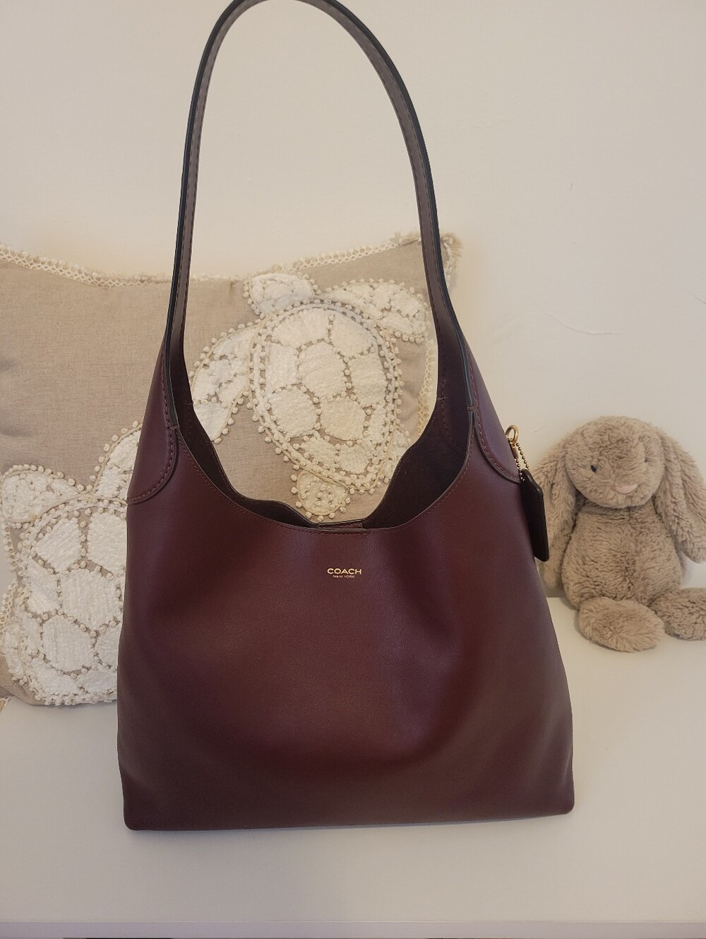 Coach Brooklyn 34 in Merlot - Picture 12 of 16